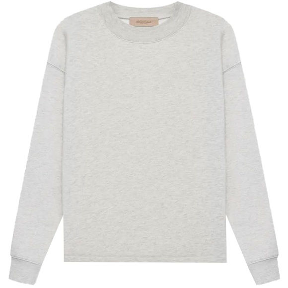 BNWT Men’s FEAR OF GOD ESSENTIALS Light Oatmeal Relaxed Sweatshirt XXS. XL & XXL - Picture 1 of 9